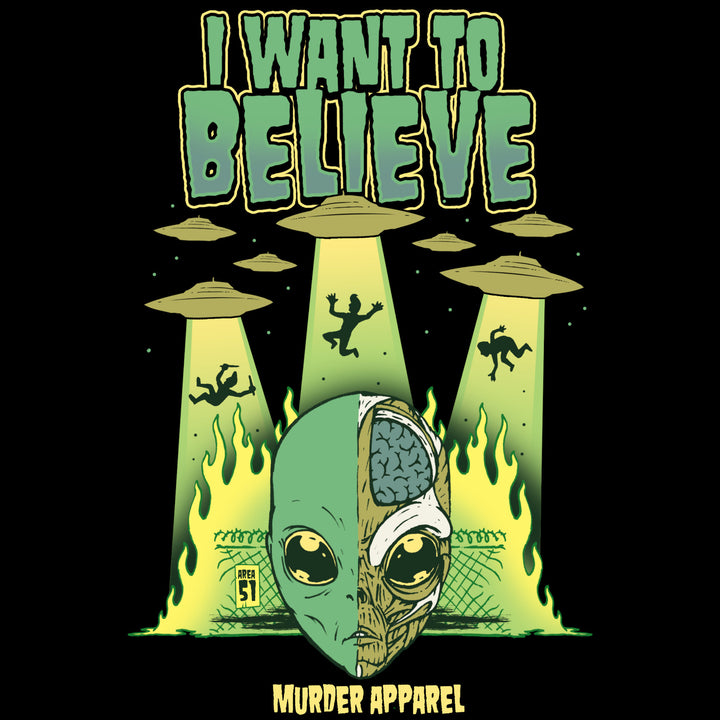 I Want To Believe Alien T-Shirt