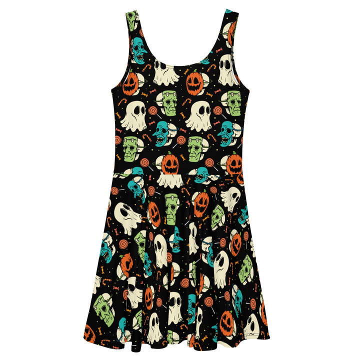 Vintage Halloween Skater Dress