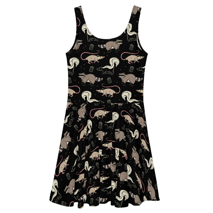 Garbage Cats Skater Dress