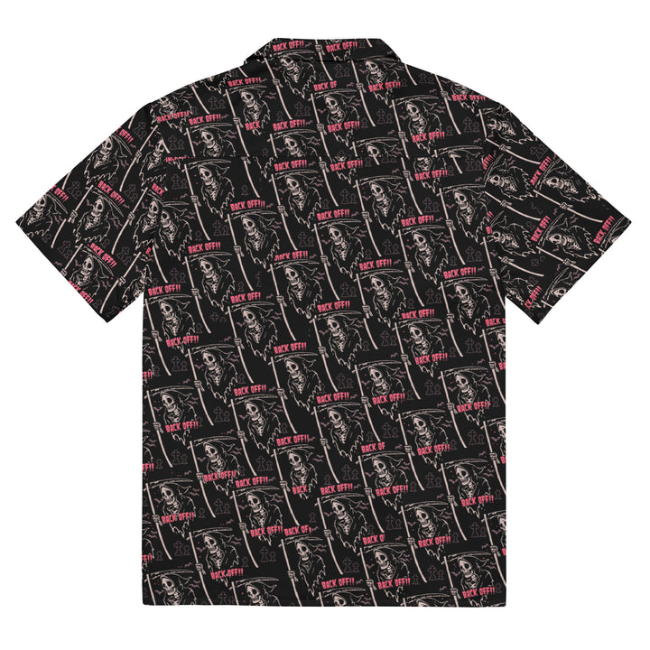 Grim Reaper Back Off Button-up