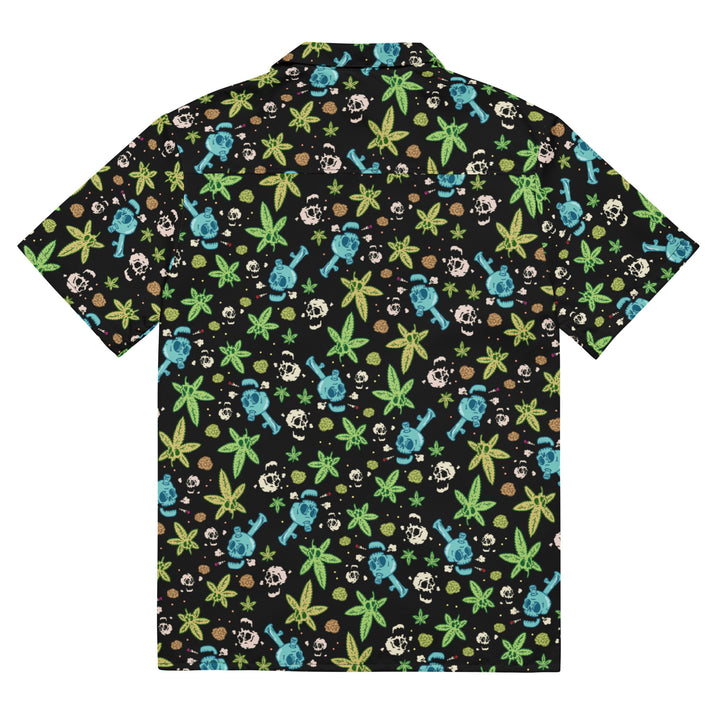 Skulls And Weed Button-up