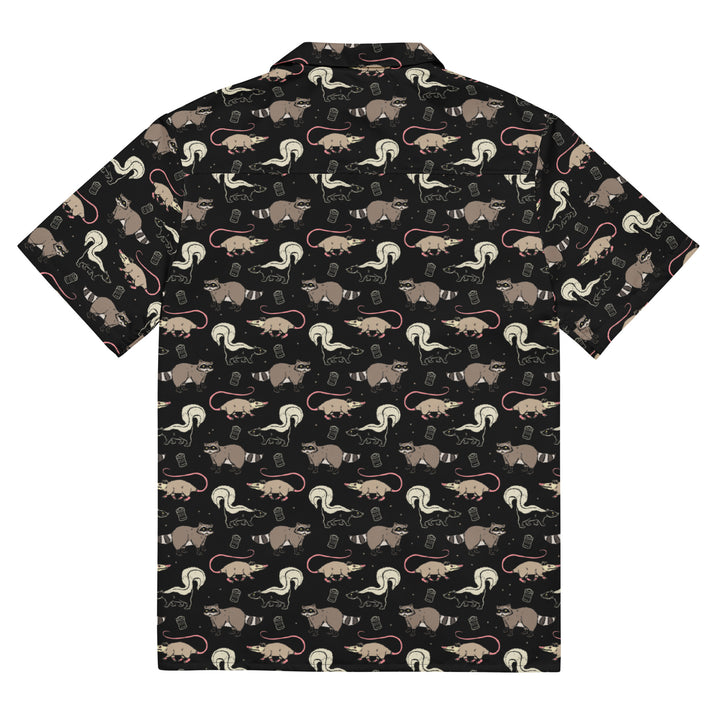 Garbage Cats Button-up