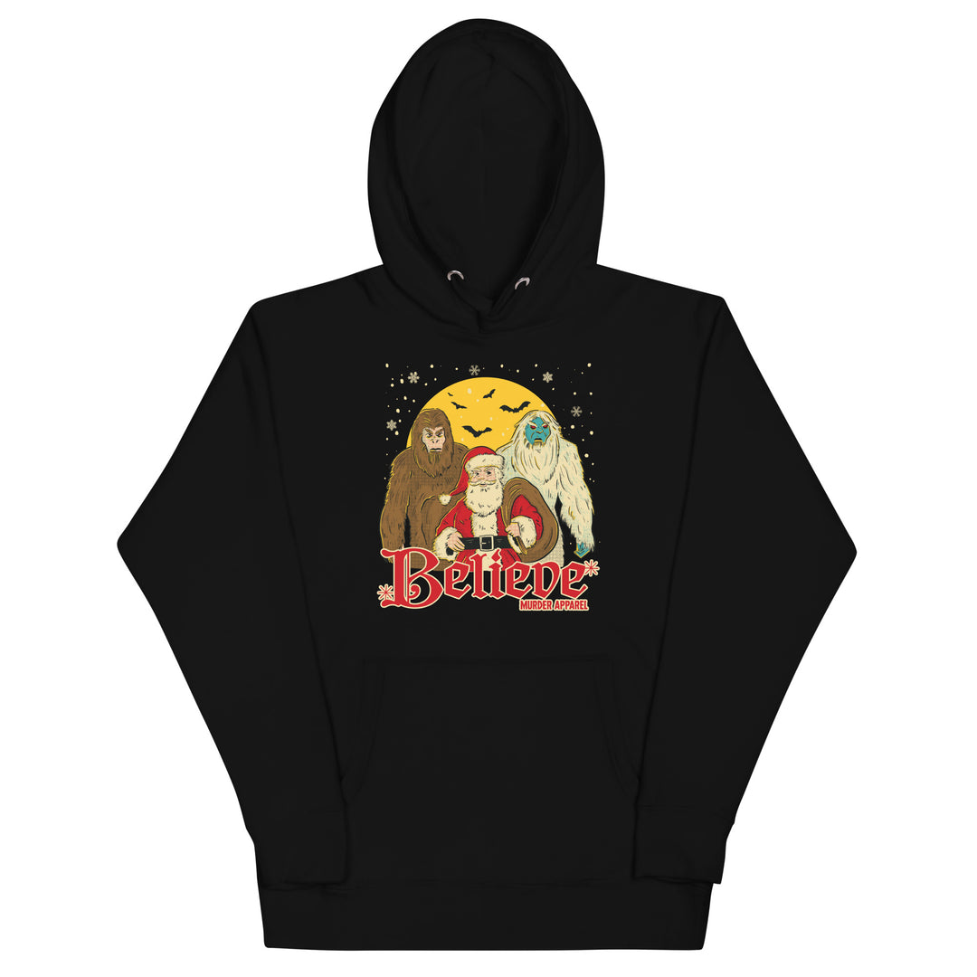 Bigfoot Yeti Santa Hoodie