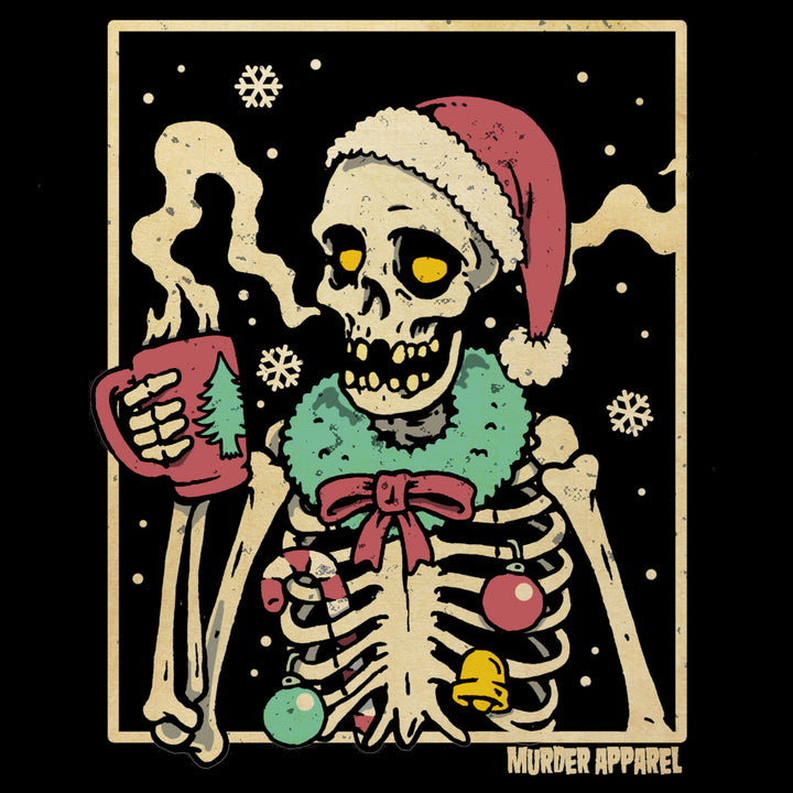 Christmas Coffee Skeleton T-shirt