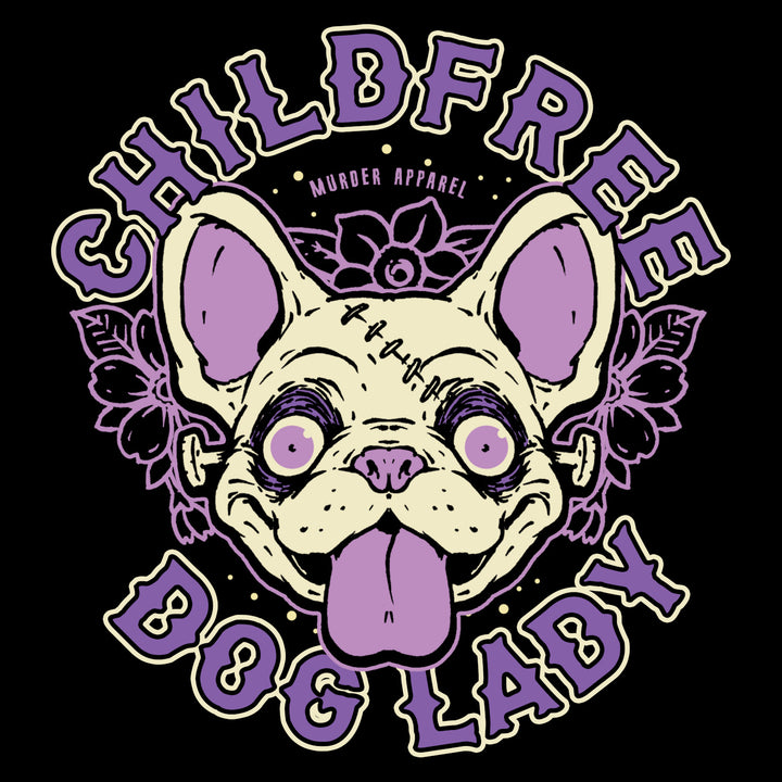 Childfree Dog Lady T-shirt