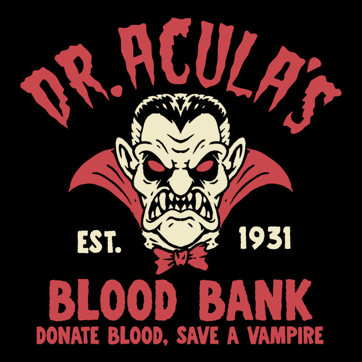 Dr. Acula's Blood Bank T-shirt