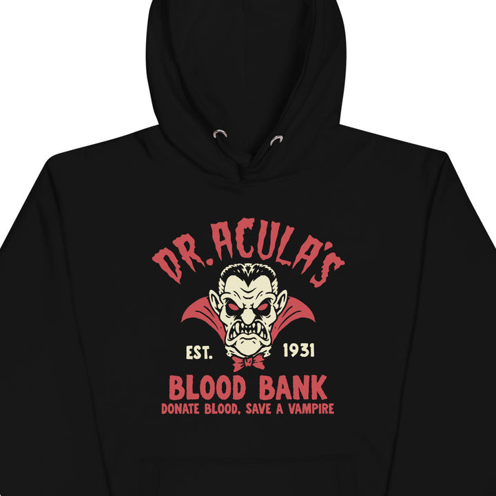 Dr. Acula's Blood Bank Hoodie