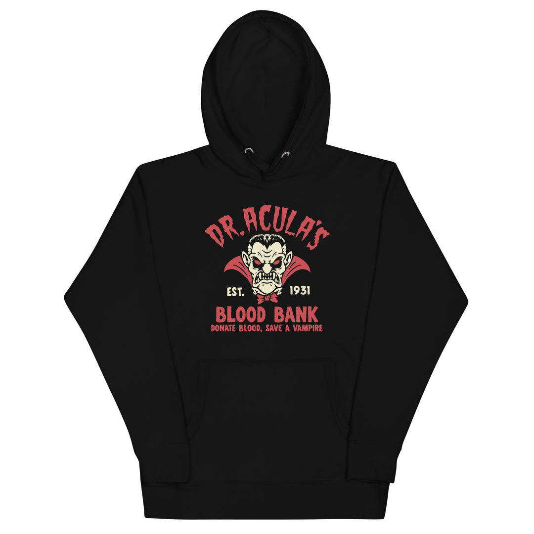 Dr. Acula's Blood Bank Hoodie