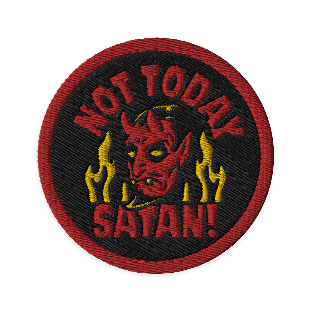 Not Today Satan Patch