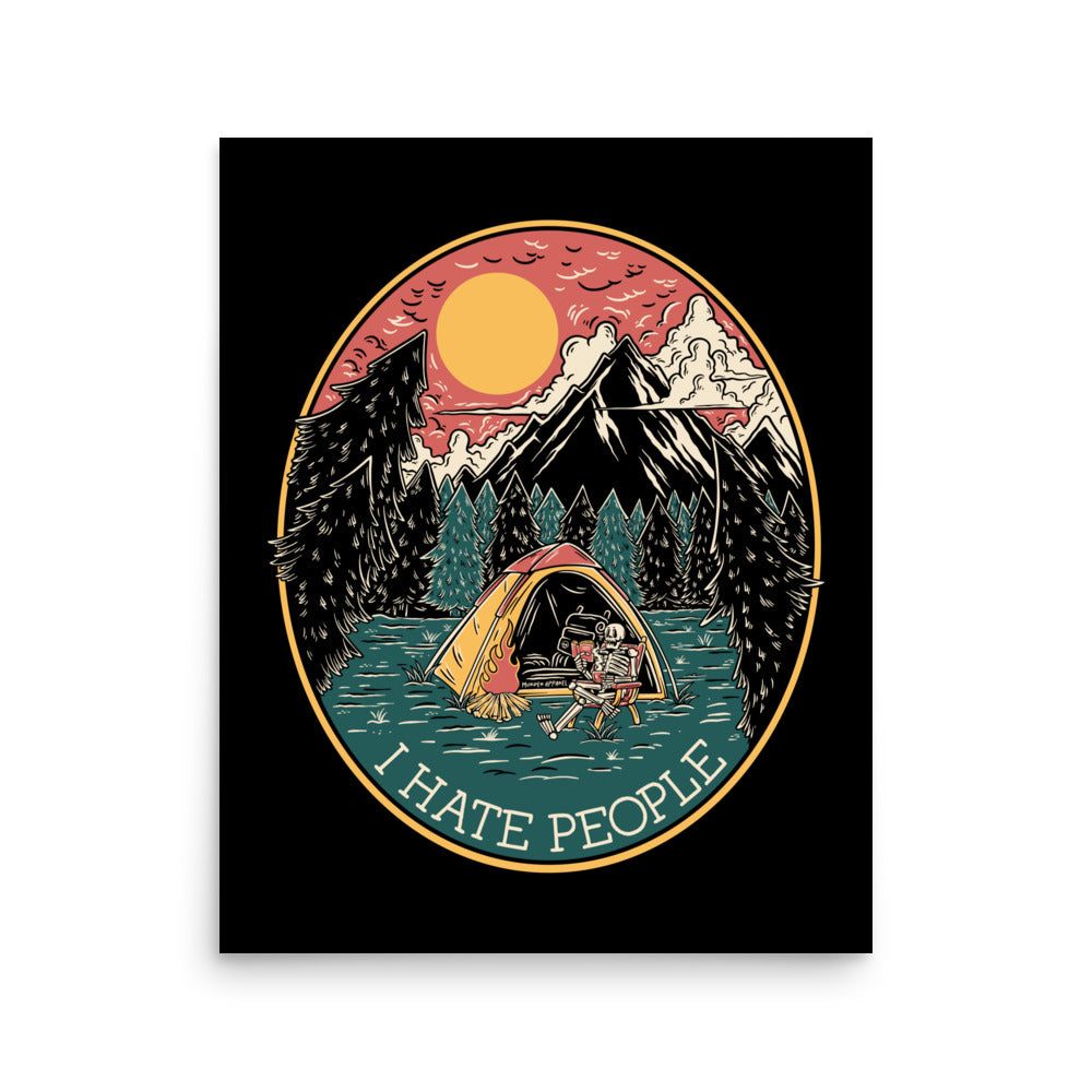 I Hate People Poster