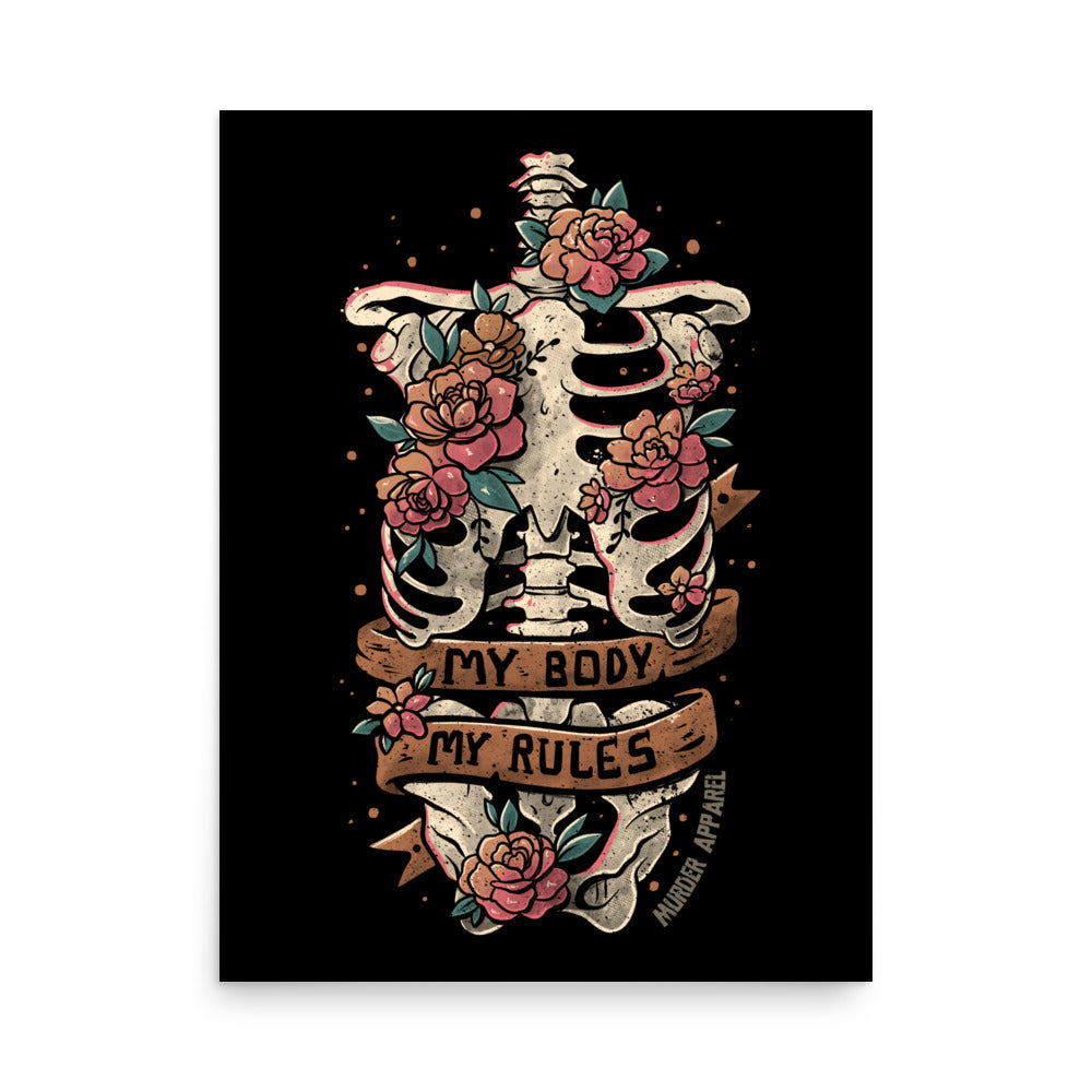 My Body My Rules Poster