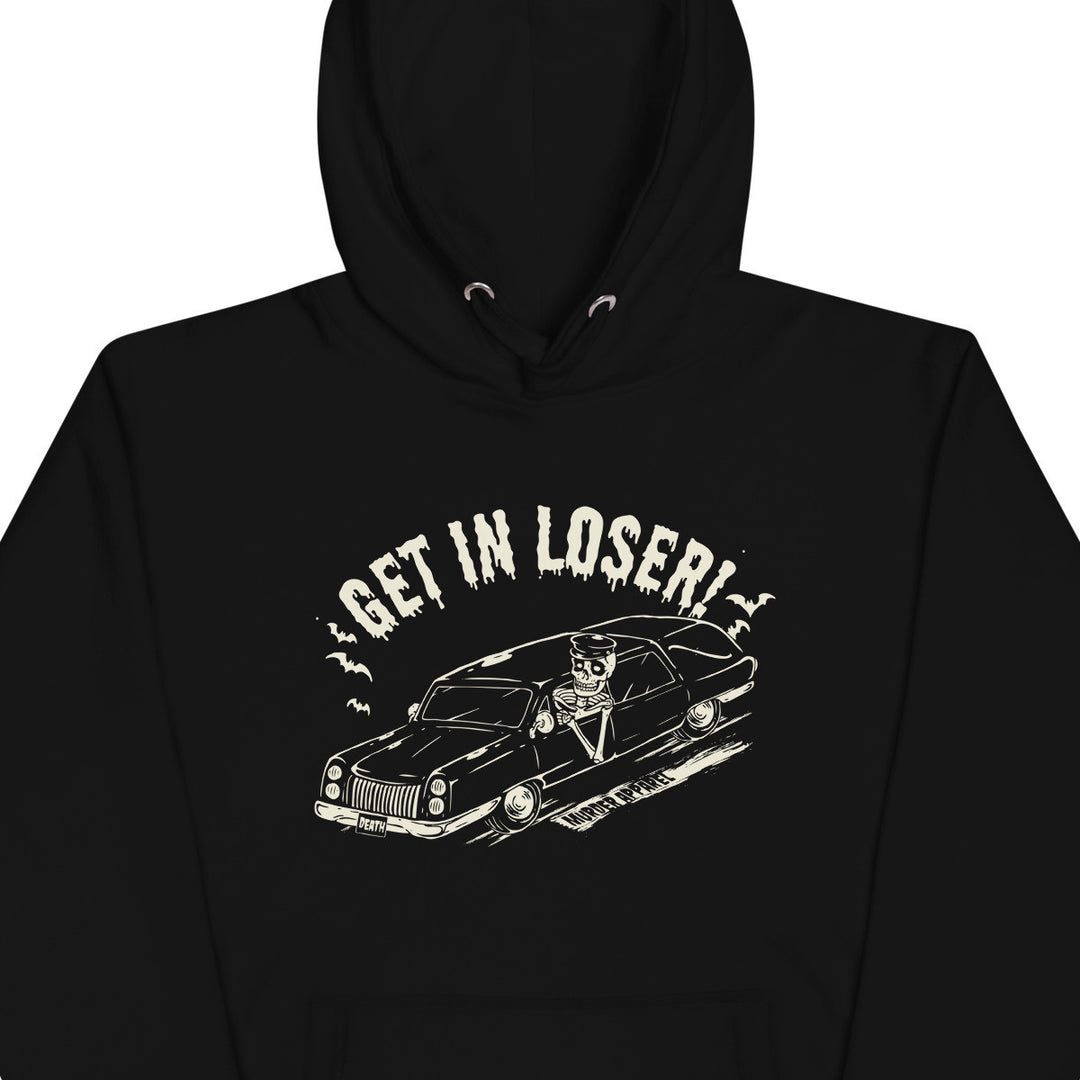 Get In Loser Hearse Hoodie