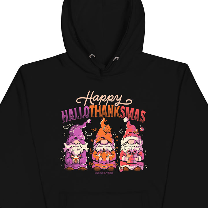 Hallothanksmas Gnome Hoodie
