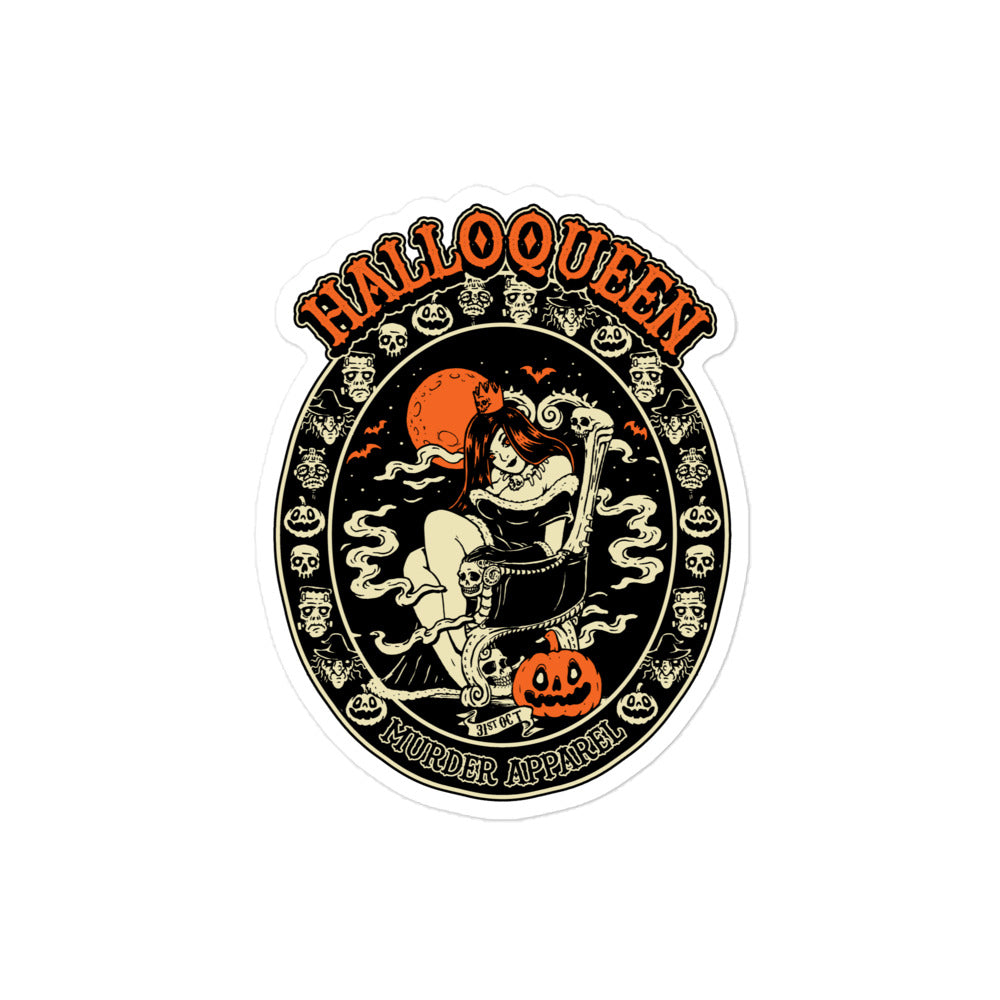 Halloqueen Sticker