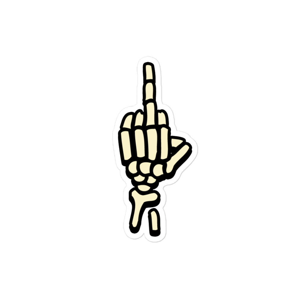 Middle Finger Sticker