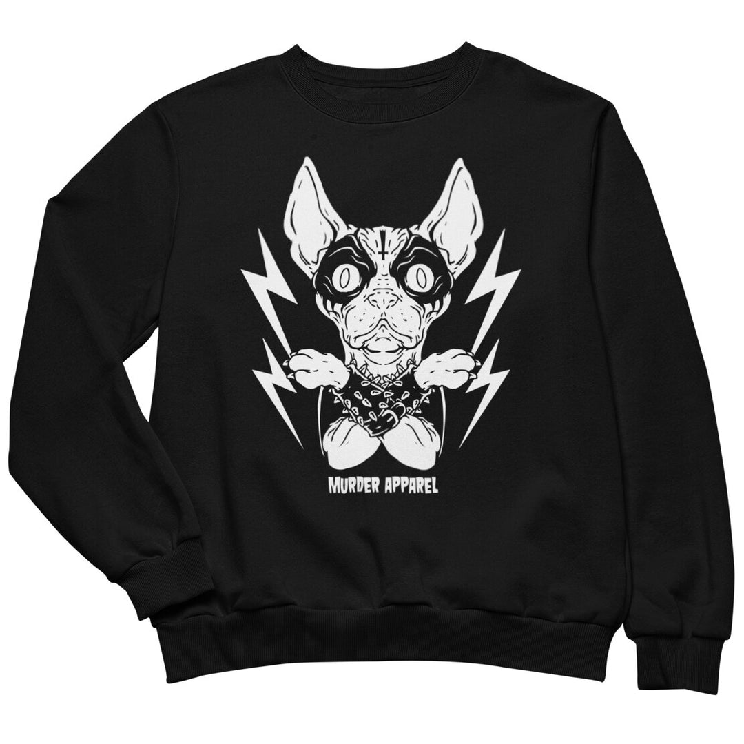 Black Metal Sphynx Sweatshirt