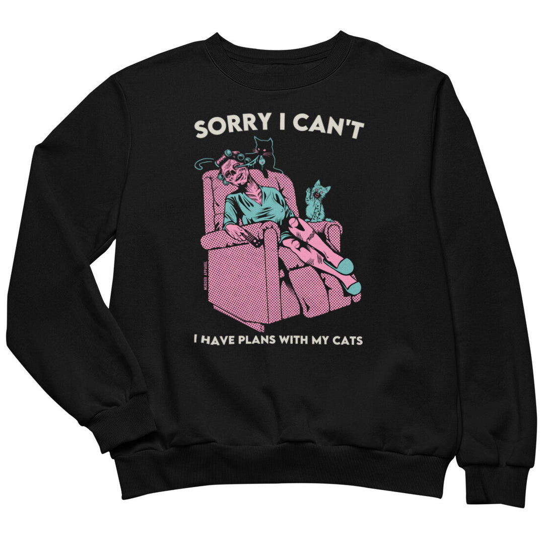 I Have Plans With My Cats Sweatshirt