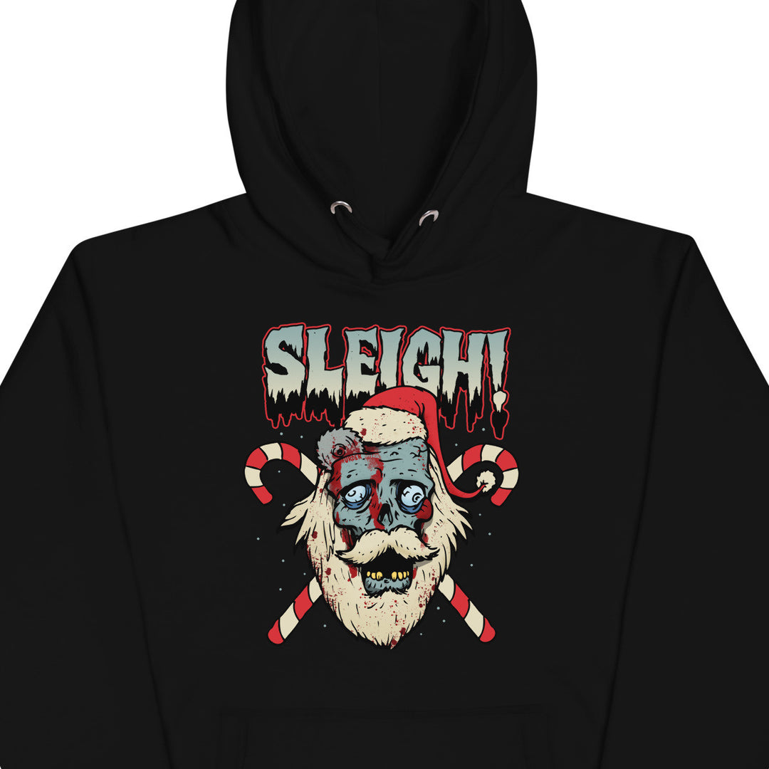 Zombie Santa Sleigh Hoodie