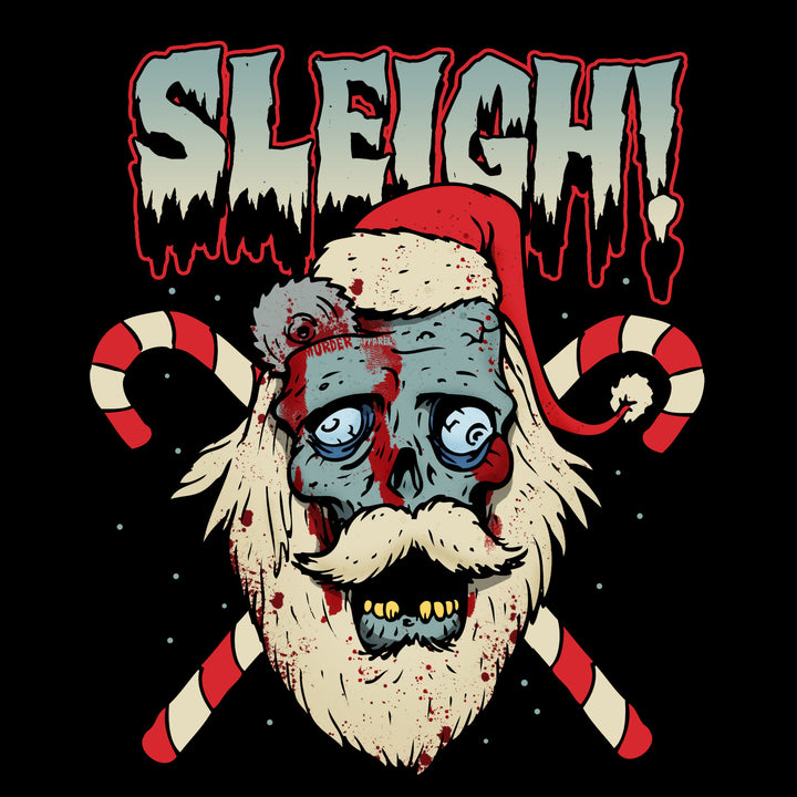 Zombie Santa Sleigh T-Shirt