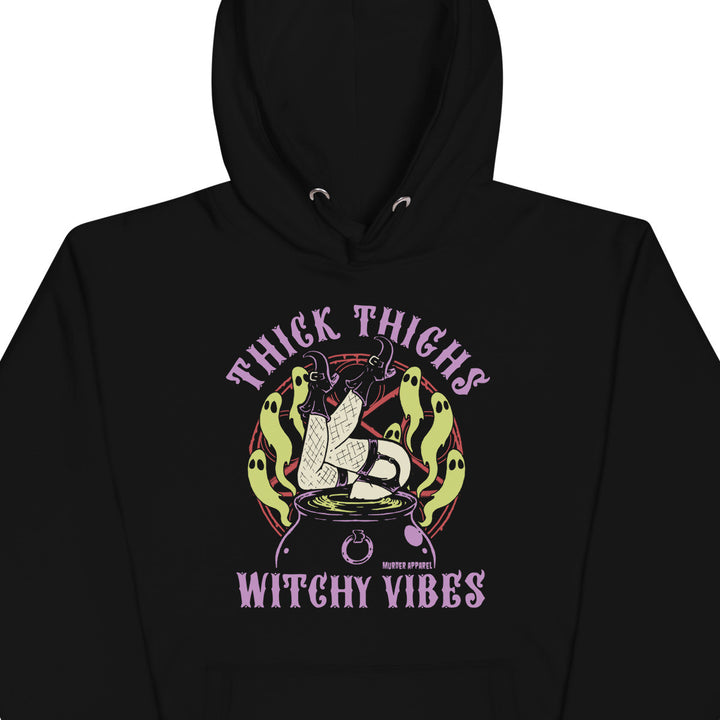 Thick Thighs Witchy Vibes Hoodie
