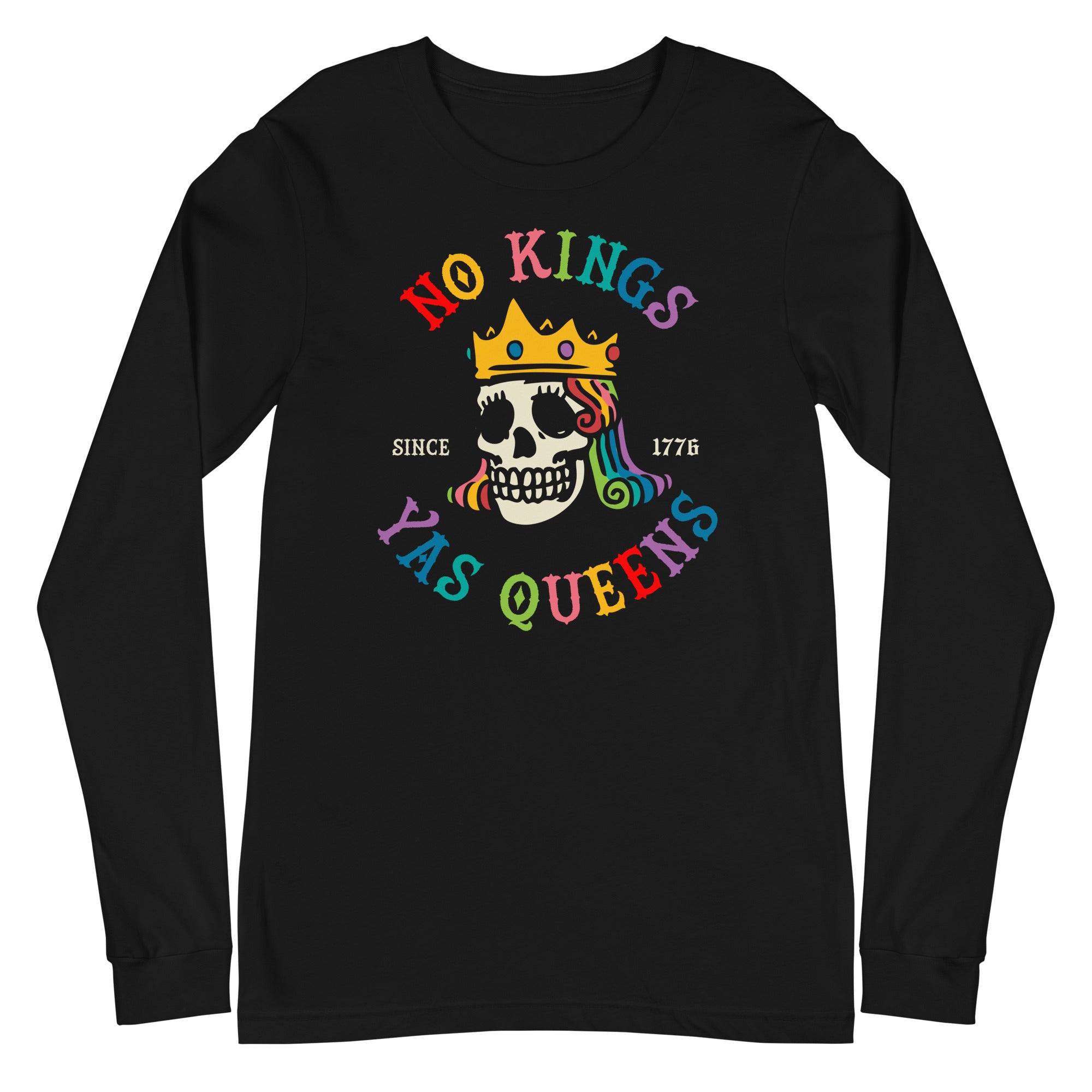 No Kings Yas Queens Long Sleeve Shirt – Murder Apparel