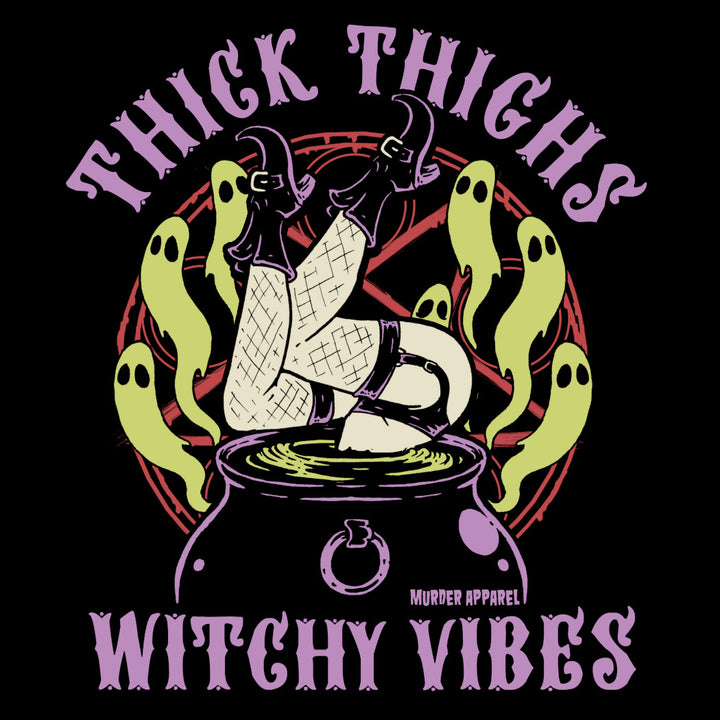 Thick Thighs Witchy Vibes T-Shirt