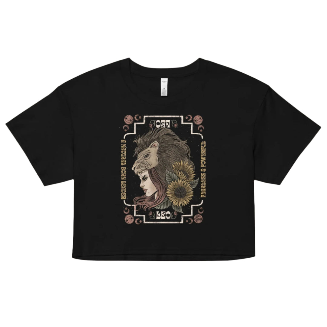 Leo Zodiac Crop Top