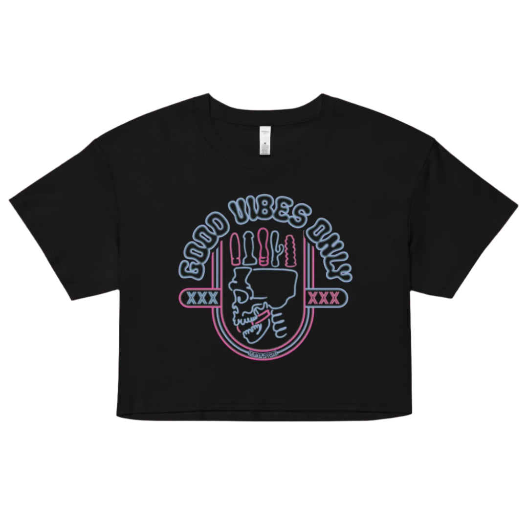 Good Vibes Only Crop Top