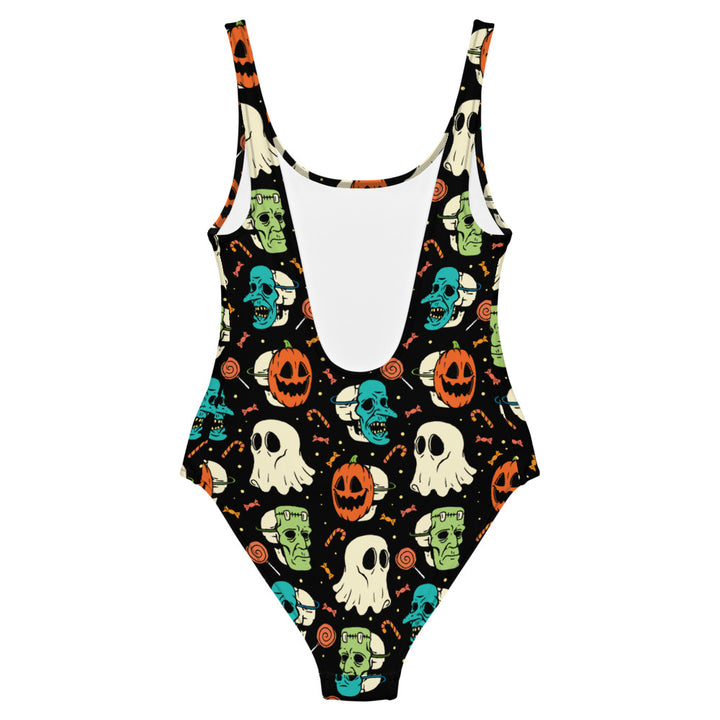 Vintage Halloween One-Piece Swimsuit - Murder Apparel