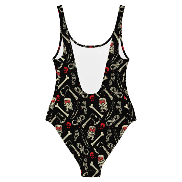True Crime and Wine One-Piece Swimsuit - Murder Apparel