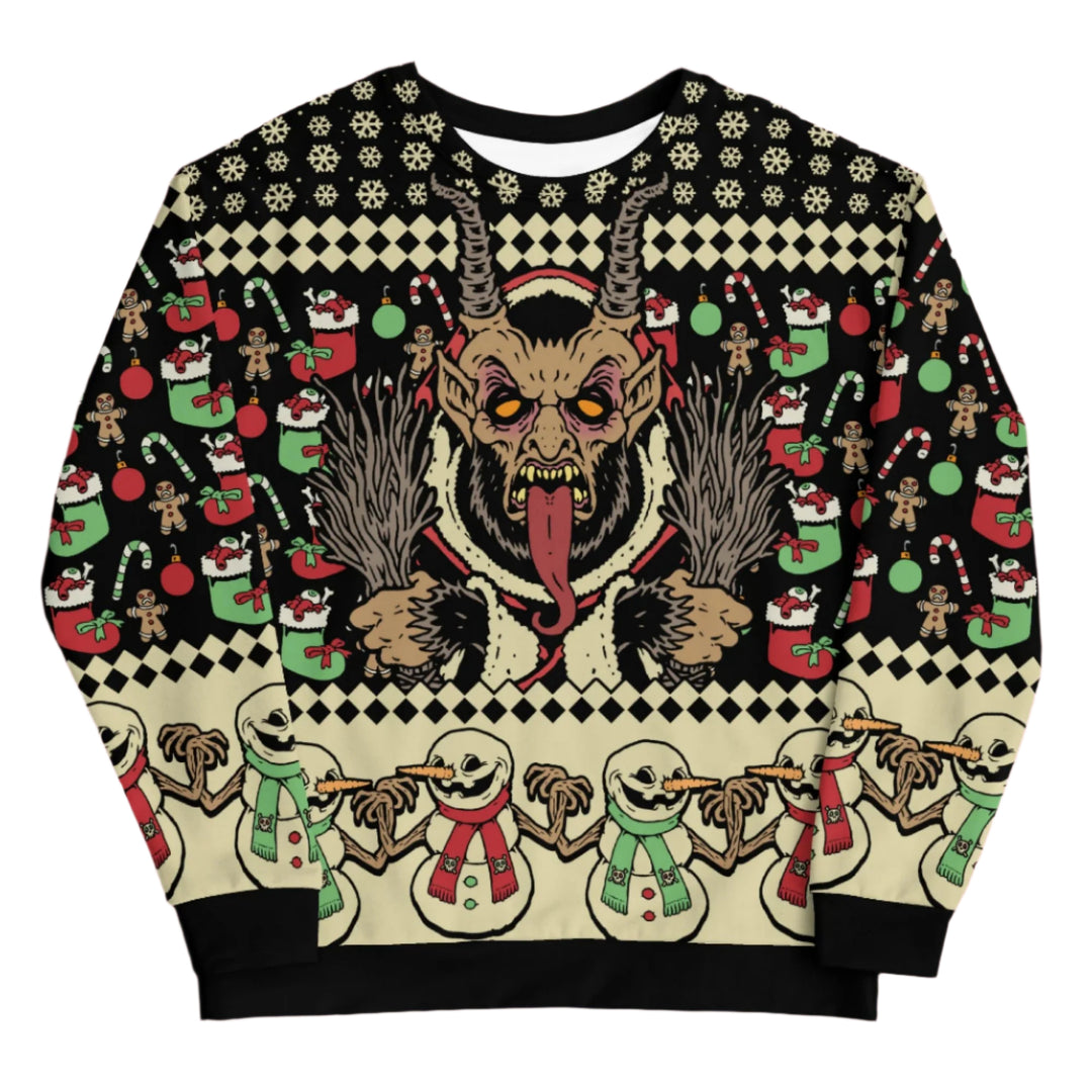 Ugly Christmas Krampus Sweatshirt