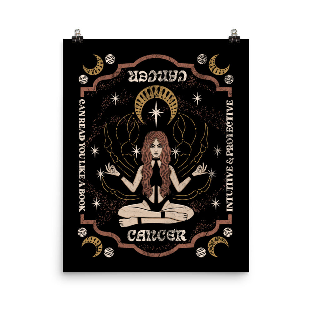 Cancer Zodiac Poster