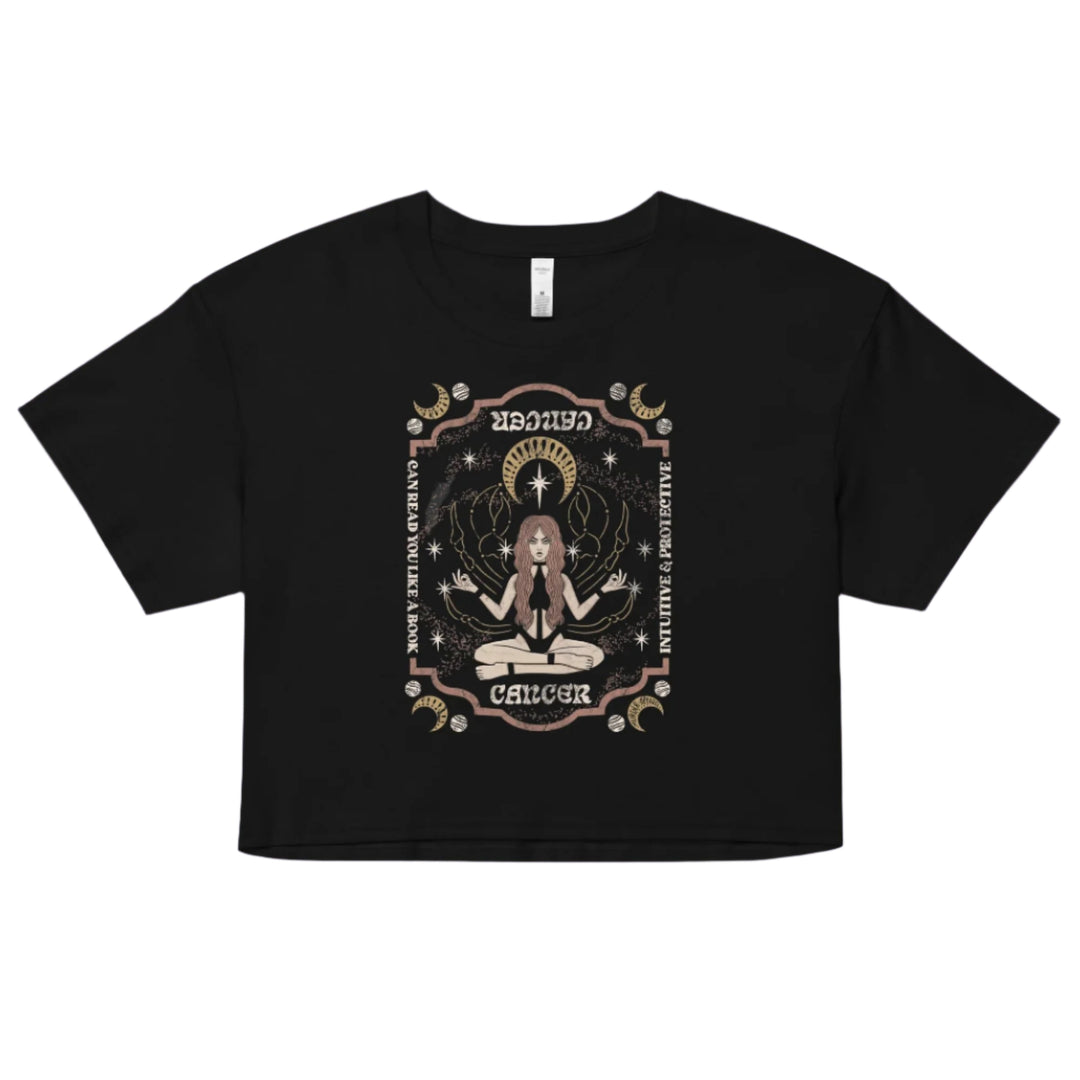 Cancer Zodiac Crop Top