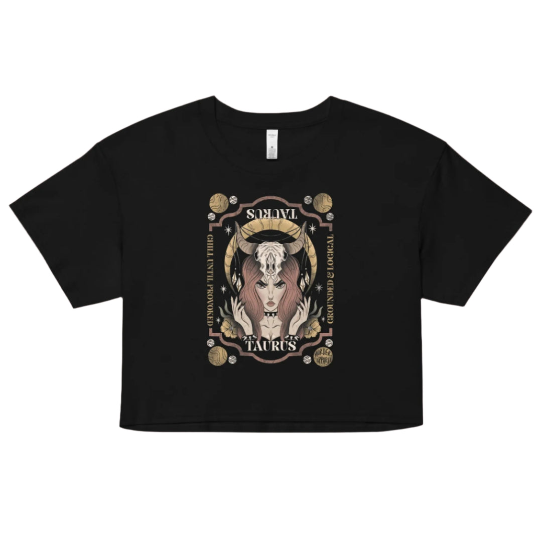 Taurus Zodiac Crop Top