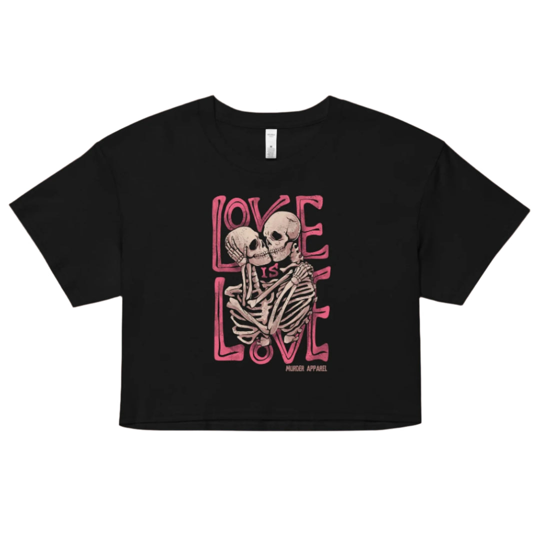 Love Is Love Crop Top