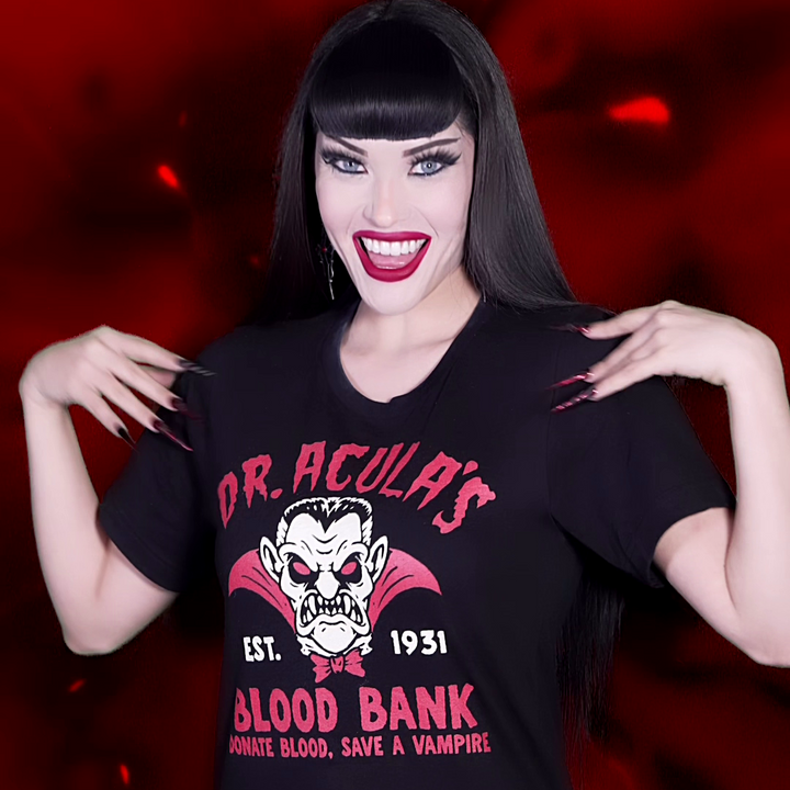Dr. Acula's Blood Bank T-shirt