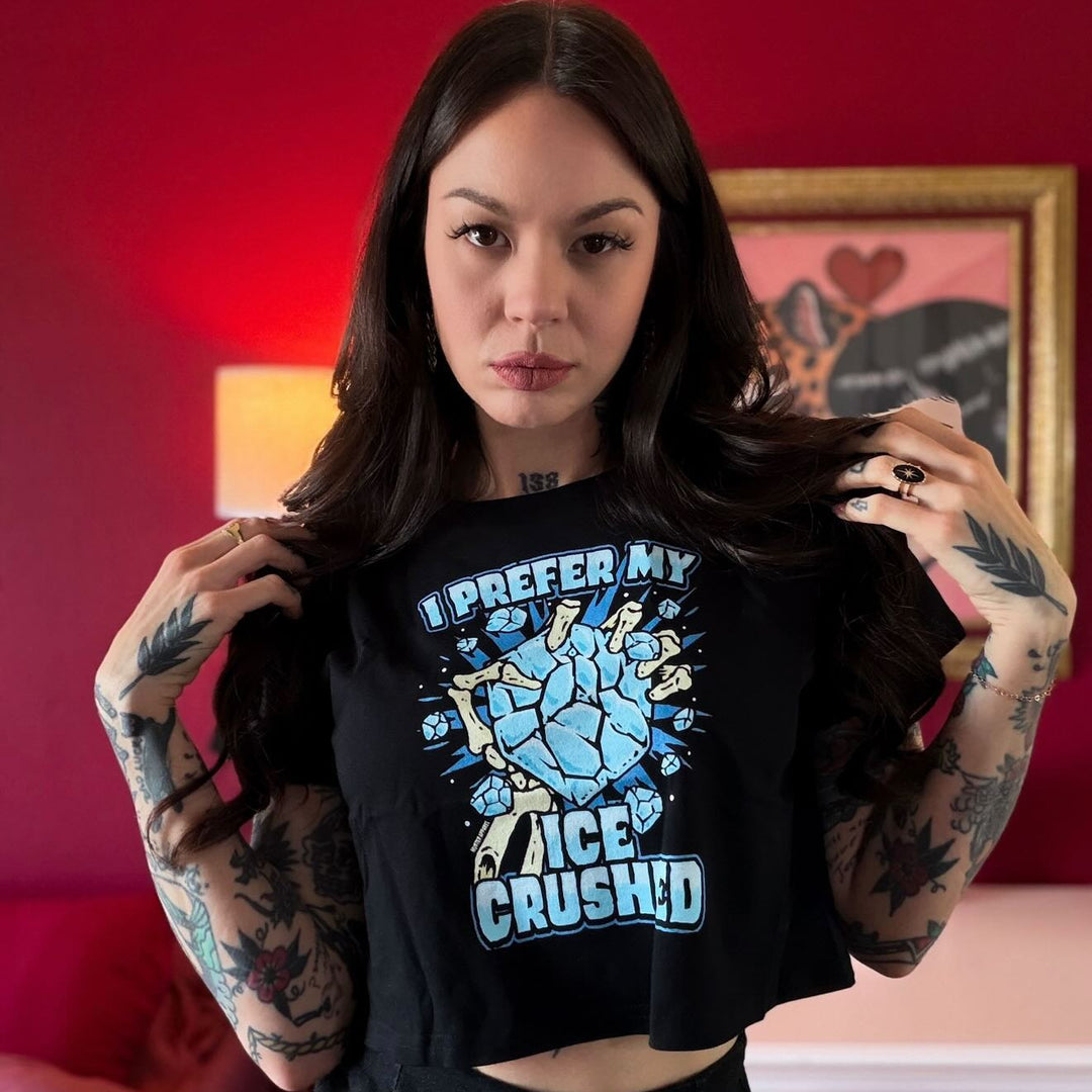 Crushed ICE Crop Top