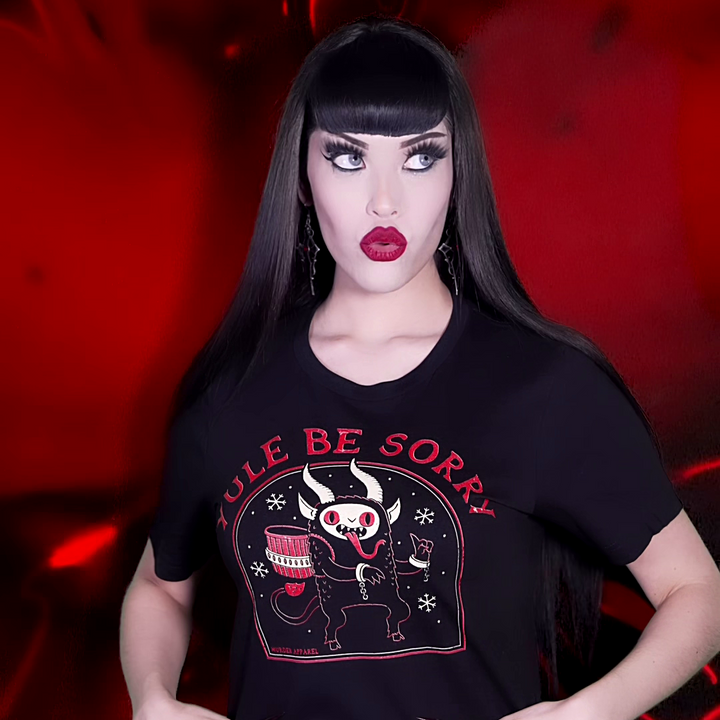 Yule Be Sorry Krampus T-shirt