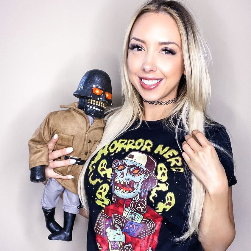 Retro Horror Nerd T-Shirt - Murder Apparel