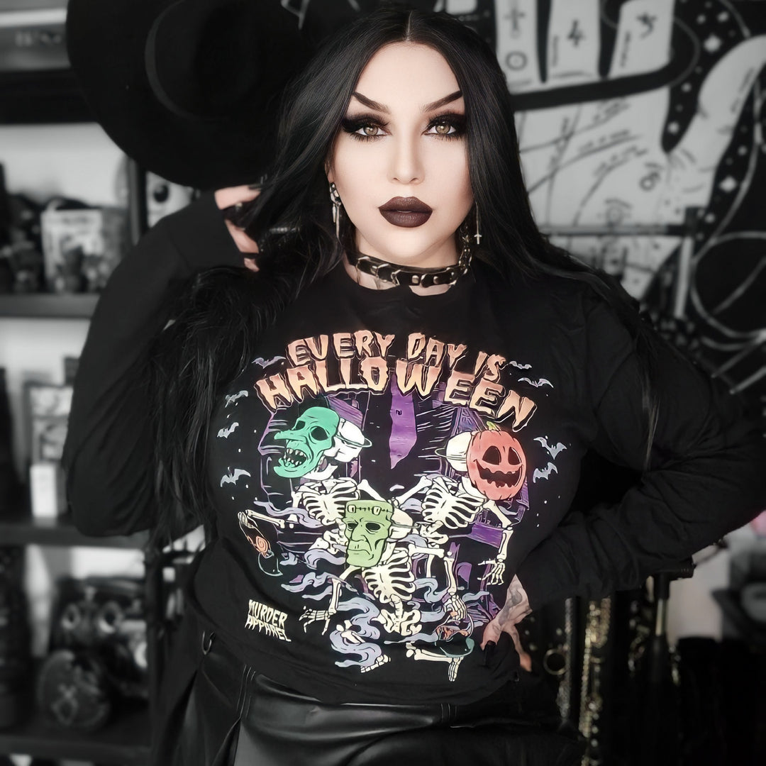 Every Day Is Halloween Sweatshirt - Murder Apparel
