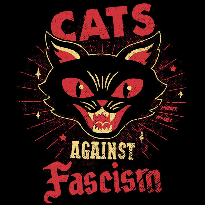 Cats Against Fascism t-shirt - Murder Apparel