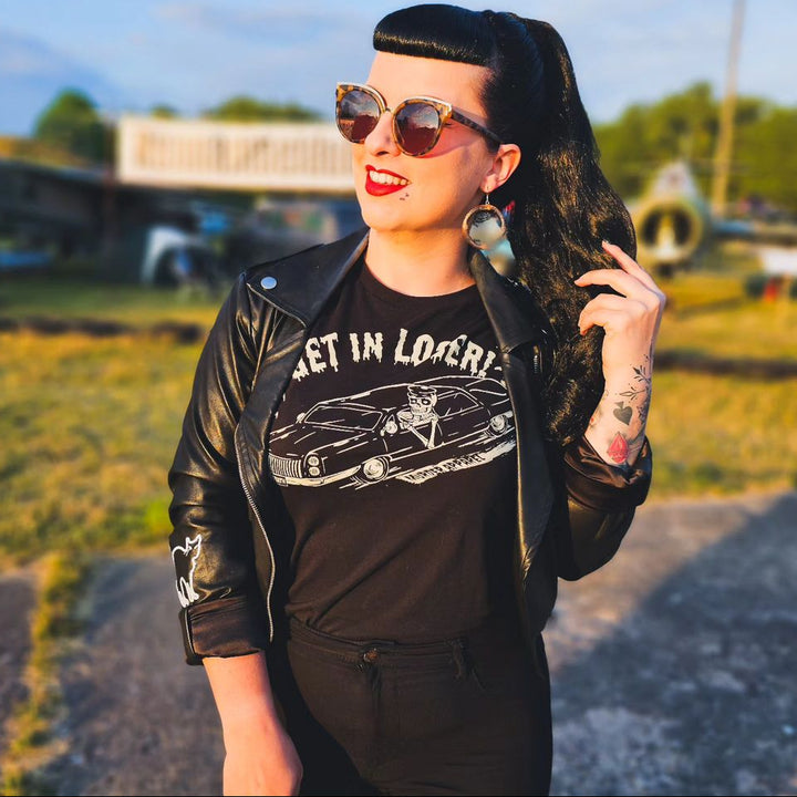Get In Loser Hearse T-Shirt - Murder Apparel