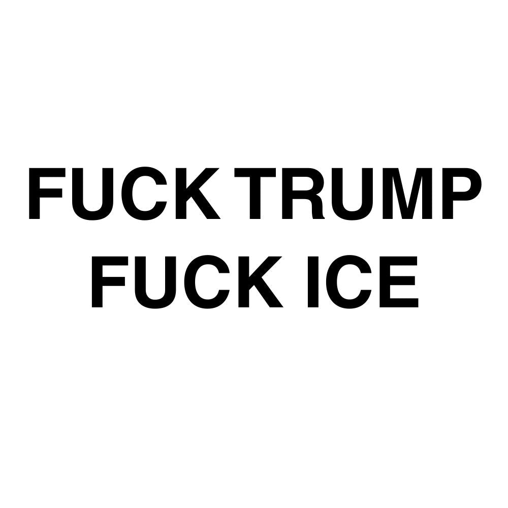 FUCK TRUMP QR Code Sticker Sheet - Murder Apparel