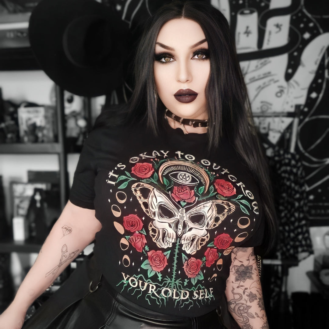 It's Okay To Outgrow Your Old Self T-shirt - Murder Apparel