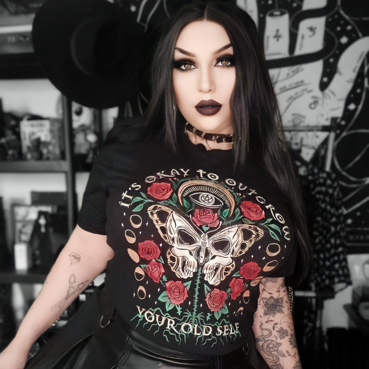 It's Okay To Outgrow Your Old Self T-shirt - Murder Apparel
