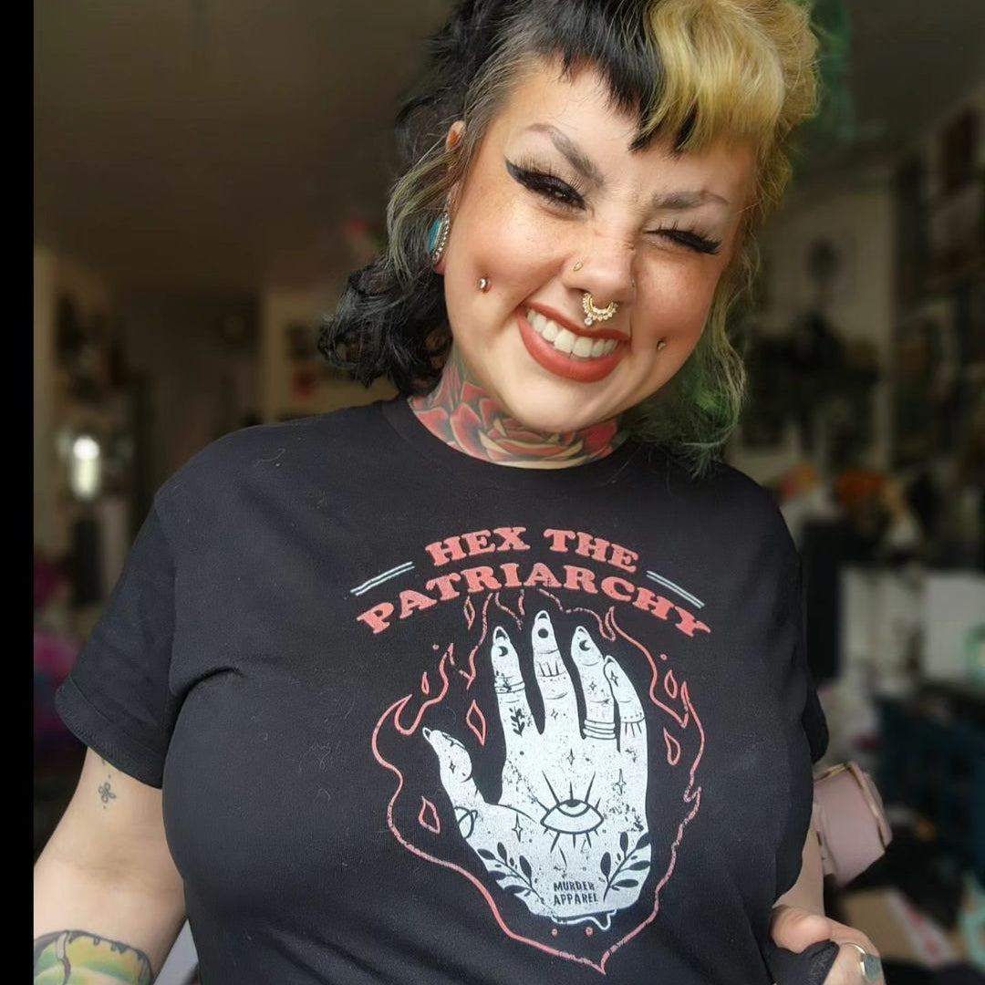 Hex The Patriarchy Crop Top - Murder Apparel