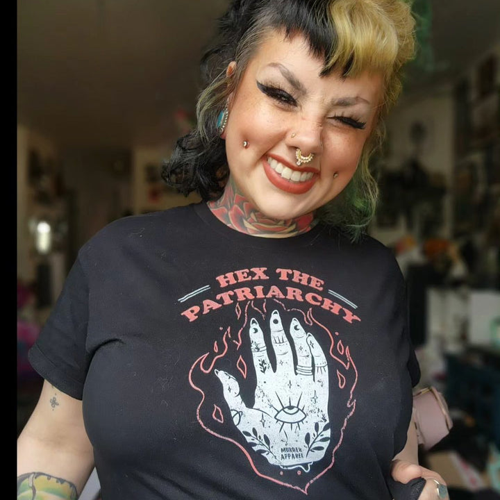 Hex The Patriarchy Crop Top - Murder Apparel