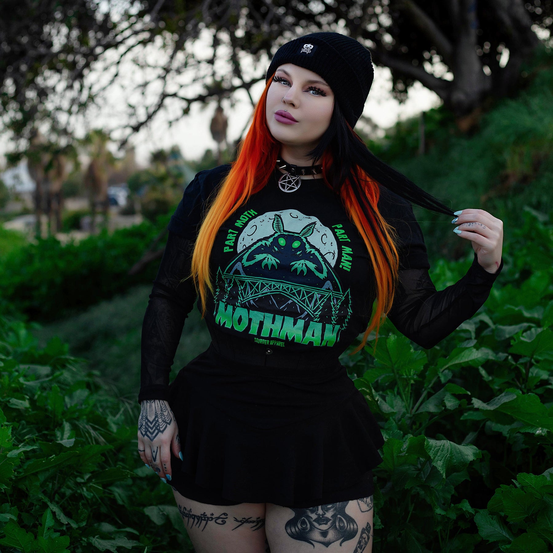 セミオーダー・Mothman Mothman Retro Cryptid T-Shirt – Murder Apparel