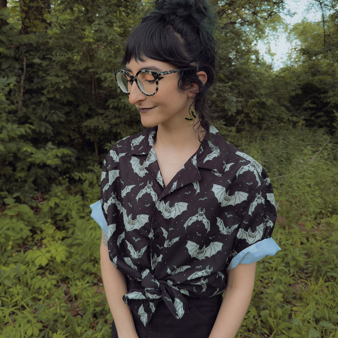 Batty Button-up - Murder Apparel