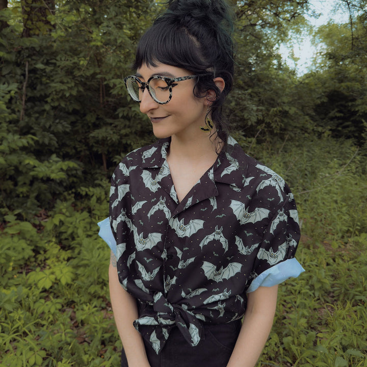 Batty Button-up - Murder Apparel